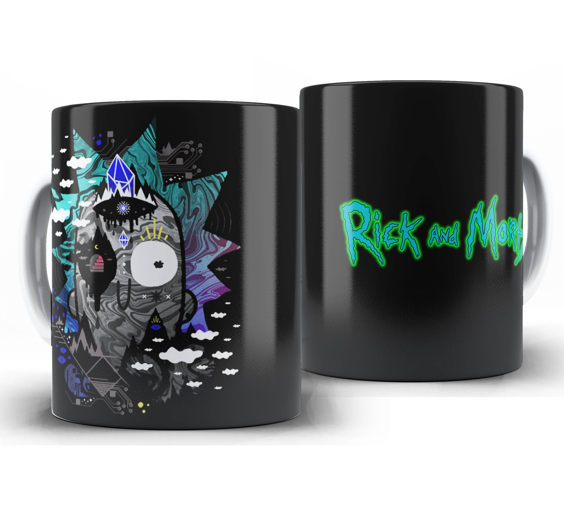Caneca Desenho - Rick And Morty A16